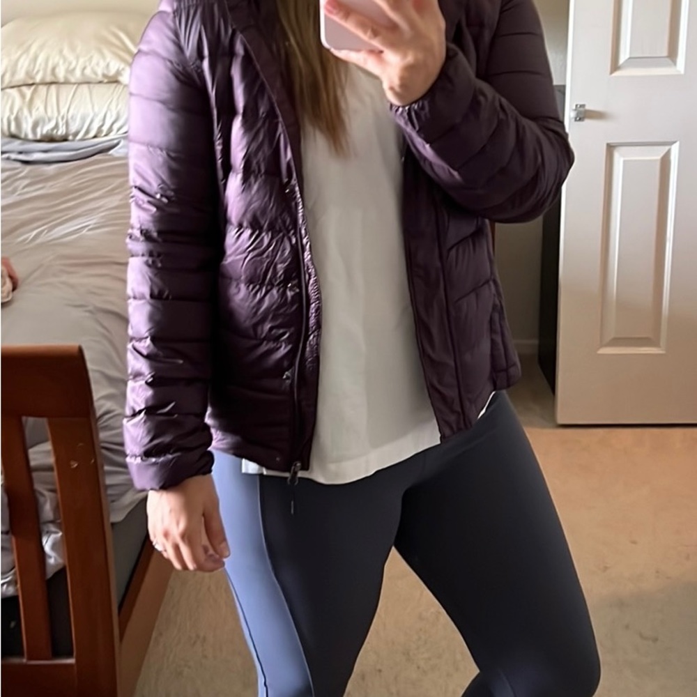 Dark plum poof Jacket size M